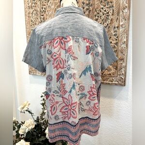 J. Jill Button Down Shirt Sleeve Shirt- SP